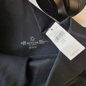 NWT OFFLINE by Aerie Goals 7/8 Hi-Rise Leggings | Black | Size M